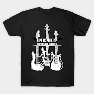 Funny Guitarist Guitar Player Music Lover T-Shirt